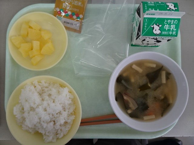 配膳したもの