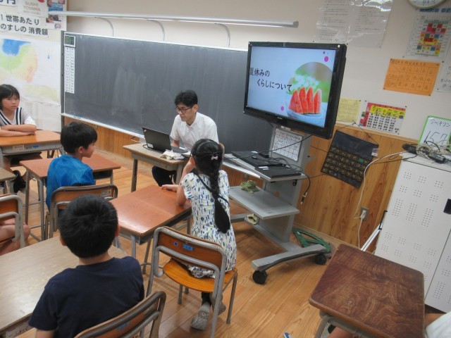 生徒指導の話の様子