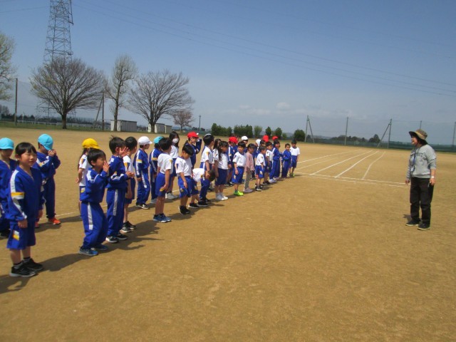 ２年生と一緒に走りました