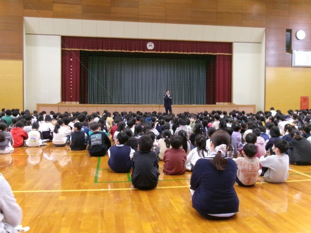 交通安全教室の様子②