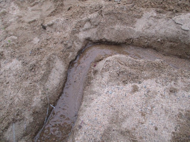 浸食・運搬・堆積の様子