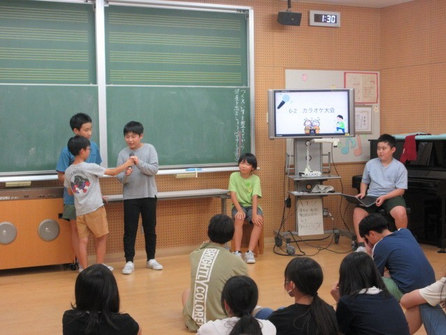 カラオケ大会の様子