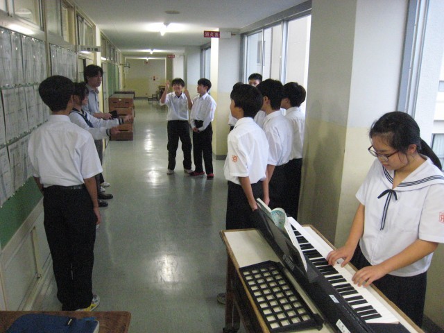 １－７　パート練習を始めました。