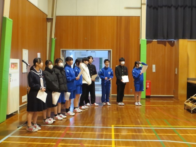 学年協議会による司会