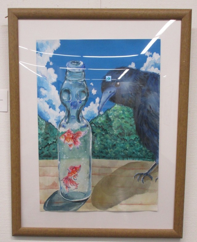 絵画部門　入選「懐～なつ～」