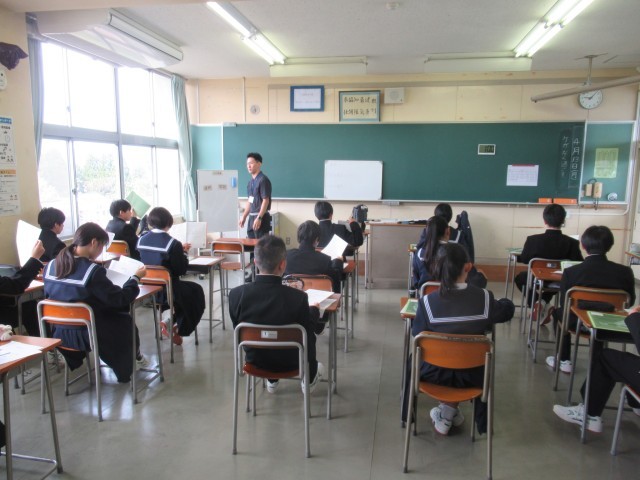 1年2組　学活
