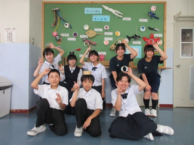 サザエのポーズ