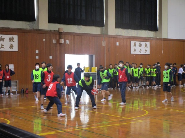 男子試合の様子