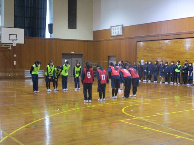 女子試合の様子