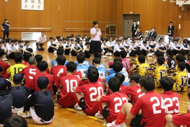 生徒会代表の言葉