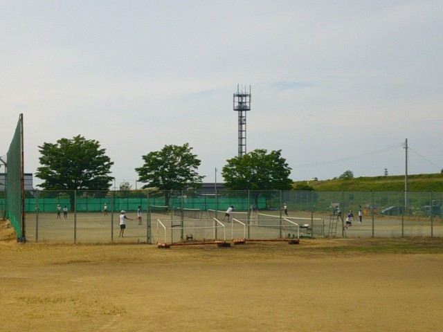 明日に備えるソフトテニス部