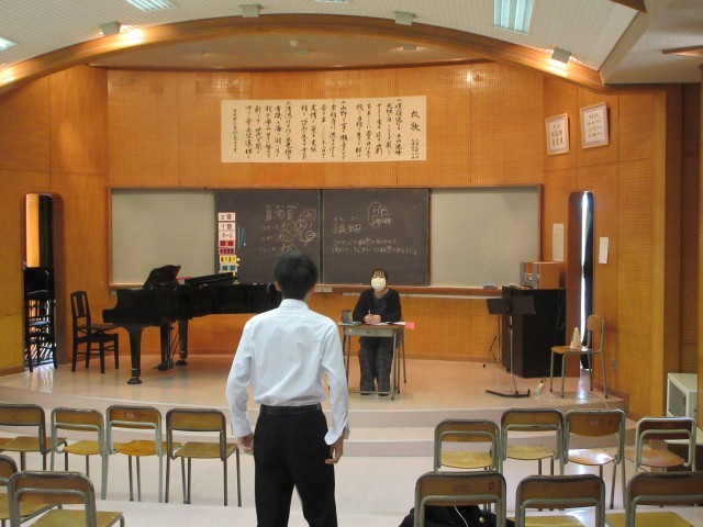 ２組音楽：合唱曲のテストです。
