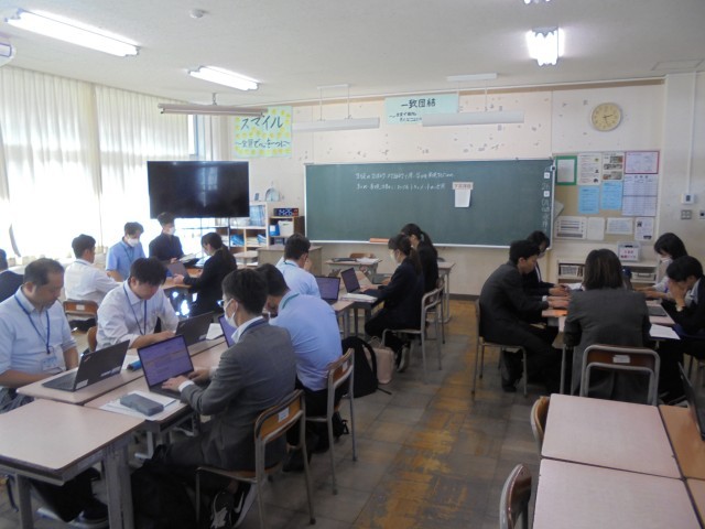 授業後の協議①