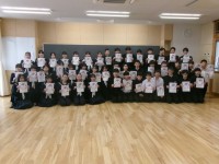 今年の抱負を持って全員集合