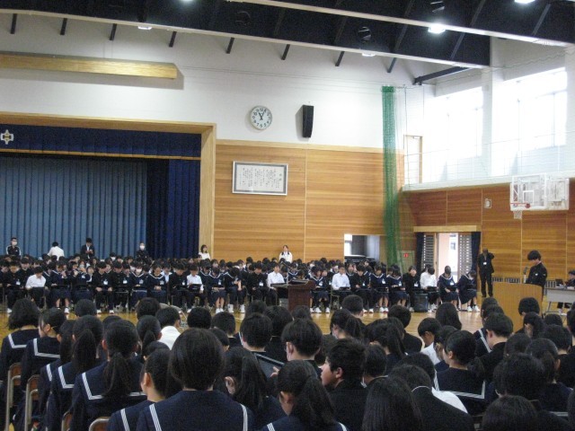 ステージ側が１年生