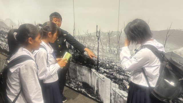 原爆資料館で学習しました