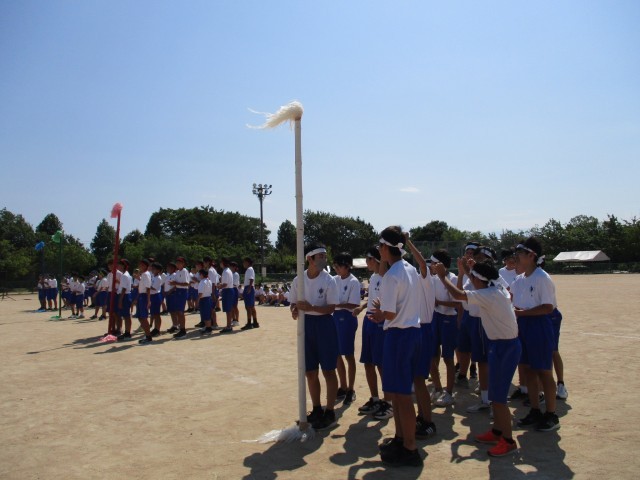 棒を立てたらゴールです