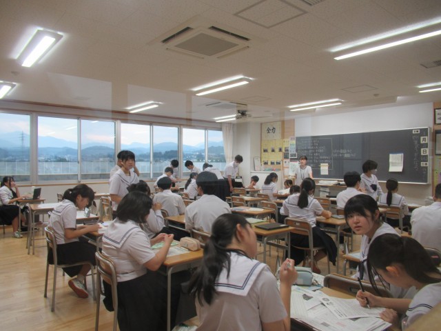 ３年３組の様子