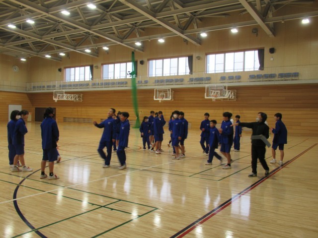 ３組保健体育バスケットボールの班決め